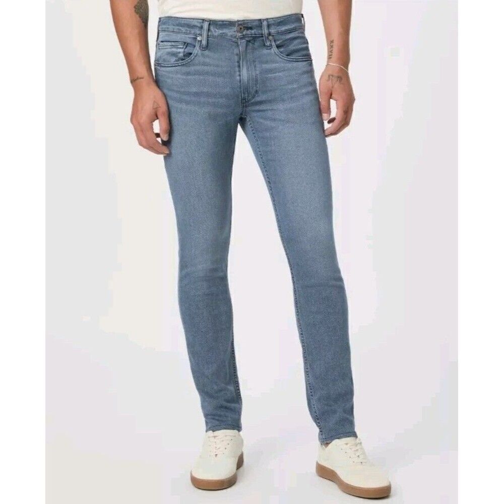 PAIGE Men's Lennox Transcend  Slim Fit Jeans Cotton In Woody Wash Size 30 X 28